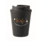 KAFE S DONÁŠKOU DO POSTELE - černý termohrnek 300 ml