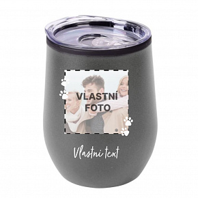 Personalizovaný termohrnek "BOWL" s fotkou mazlíčka a textem