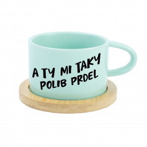A TY MI TAKY POLIB PRDEL - mint hrníček makronka 200 ml