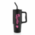 BARBIE - černý cestovní termohrnek 900 ml  