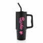 BARBIE - černý cestovní termohrnek 900 ml  