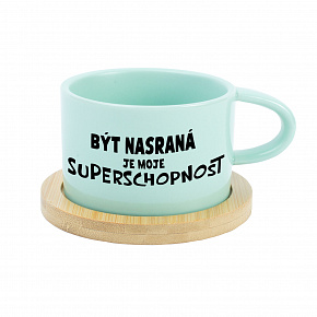 BÝT NASRANÁ JE MOJE SUPERSCHOPNOST - mint hrníček makronka 200 ml