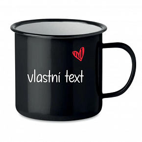 Vlastní text na retro plecháček Vlastní text na retro plecháček