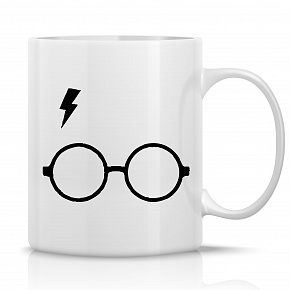 HARRY POTTER - klasický bílý keramický hrníček 300 ml