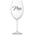 MRS. - čirá sklenice na víno 350 ml
