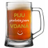 PIJU PROTOŽE JSEM VDANÁ - pivní sklenice 0,5 l