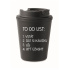 TO DO LIST:  BÝT ÚŽASNÝ - černý termohrnek 300 ml