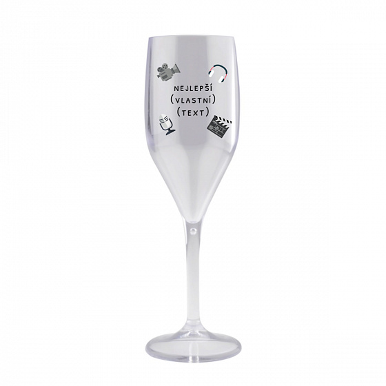 Personalizovaná nerozbitná prosecco sklenice - nejlepší v oboru 