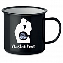 Personalizovaný retro plecháček s párem a ultrazvukem 