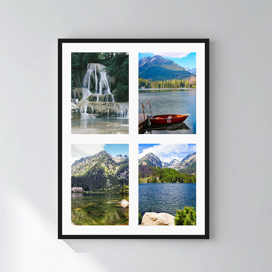 Personalizovaný magický fotoobraz v rámu - 30x40 - koláž fotografií 