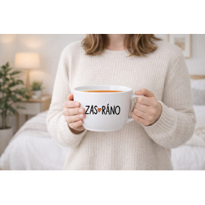 ZAS_RÁNO - MEGA XXL keramický hrnek 1000 ml