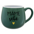 MÁME SEBE - zelený keramický hrníček 300 ml