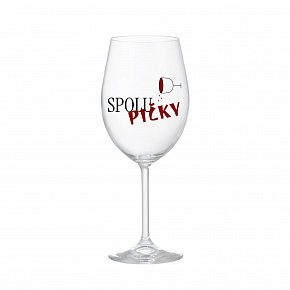 SPOLUPIČKY - čirá sklenice na víno 350 ml SPOLUPIČKY - čirá sklenice na víno 350 ml