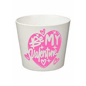 BE MY VALENTINE - malý květináč 