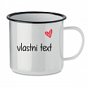 Vlastní text na retro plecháček