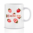 Personalizovaný klasický bílý keramický hrníček 300 ml s letním ovocem 