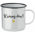 KRÁSNÝ DEN! - bílý plecháček 350 ml