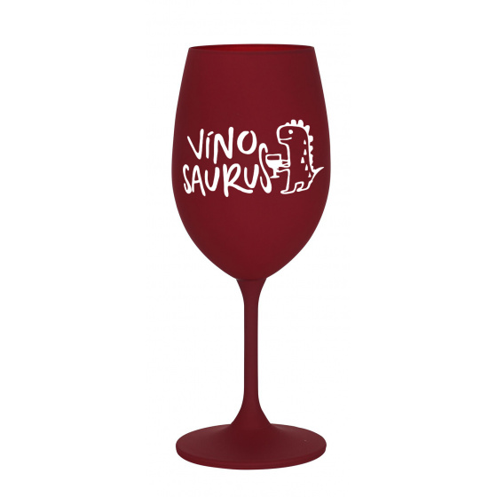 VÍNOSAURUS - bordó sklenice na víno 350 ml