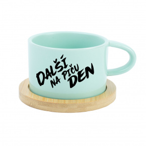 DALŠÍ NA PIČU DEN - mint hrníček makronka 200 ml