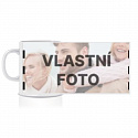 Personalizovaný klasický bílý keramický hrníček 300 ml s fotografií 