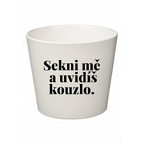 SEKNI MĚ A UVIDÍŠ KOUZLO. - velký květináč 