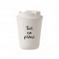 TEXT NA PŘÁNÍ - bílý termohrnek 300 ml