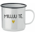 MILUJU TĚ. - bílý plecháček 350 ml