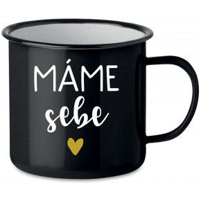 MÁME SEBE - černý plecháček 350 ml
