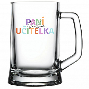 Personalizovaná pivní sklenice pro paní učitelku/pana učitele Personalizovaná pivní sklenice pro paní učitelku/pana učitele