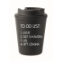 TO DO LIST:  BÝT ÚŽASNÁ - černý termohrnek 300 ml