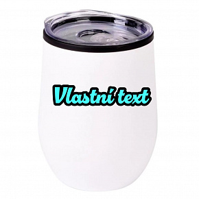 Personalizovaný termohrnek "BOWL" s vlastním textem s obrysem