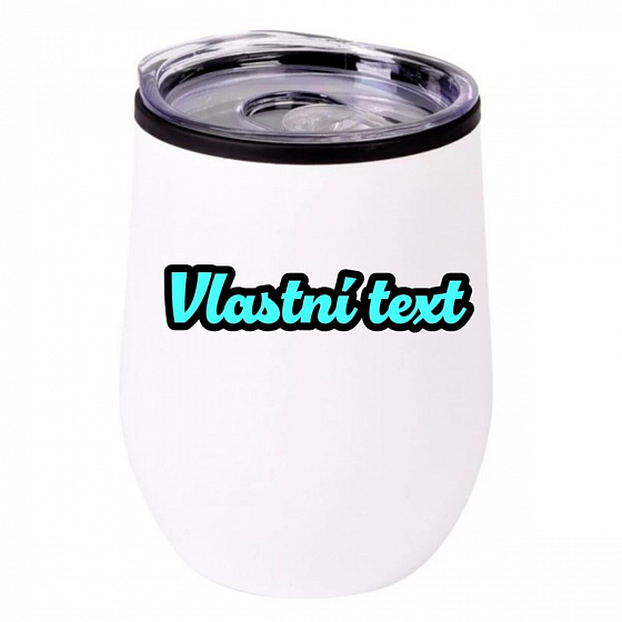 Personalizovaný termohrnek "BOWL" s vlastním textem s obrysem