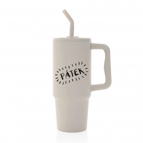 PÁTEK - béžový cestovní termohrnek 900 ml  