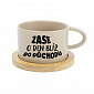ZASE O DEN BLÍŽ DO DŮCHODU - krémový hrníček makronka 200 ml