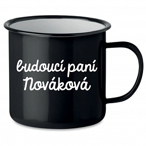 Personalizovaný retro plecháček - budoucí paní 