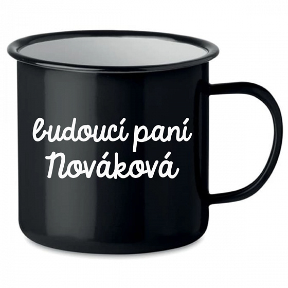 Personalizovaný retro plecháček - budoucí paní 
