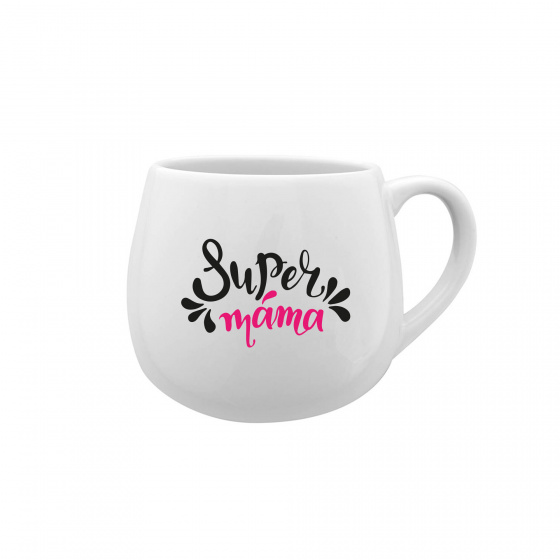 SUPER MÁMA (SPECIÁLNÍ EDICE) - bílý keramický hrníček 300 ml