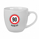 Personalizovaný keramický hrníček 400 ml - narozeninová dopravní značka 