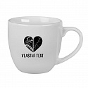 Personalizovaný keramický hrníček 400 ml - Dvě místa, jedno srdce