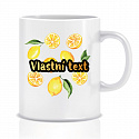 Personalizovaný klasický bílý keramický hrníček 300 ml s letním ovocem 