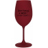 JSEM KRÁSNÝ A SEXY! (A TAKY ŽENATÝ...) - bordo sklenice na víno 350 ml