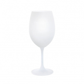 Bílá sklenice na víno 350 ml