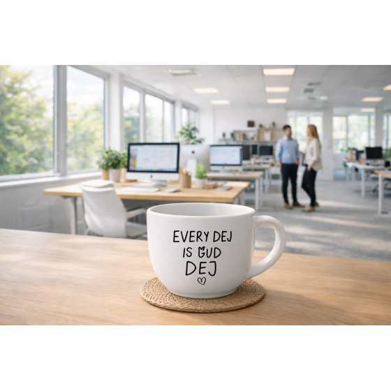 EVERY DEJ IS GUD DEJ - keramický hrnek 400 ml
