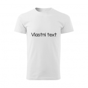 Personalizované pánské tričko s vlastním textem 