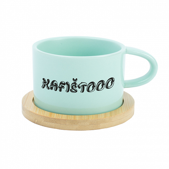 KAFIŠTOOO - mint hrníček makronka 200 ml