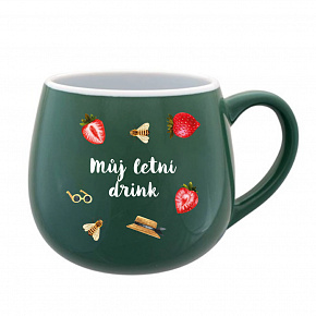 Personalizovaný keramický buclatý hrneček s letním mixem 