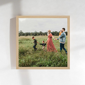 Personalizovaný magický fotoobraz v rámu - čtverec 20x20 - fotografie