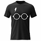 Pánské bavlněné tričko s potiskem - HARRY POTTER - černé