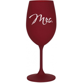 MRS. - bordo sklenice na víno 350 ml