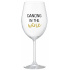DANCING IN THE WINE - čirá sklenice na víno 350 ml
